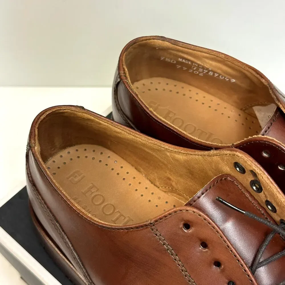 NIB Rancourt & Co. x FootJoy Split Toe Derby Dress Shoe Brown Calf 79206 7.5 D